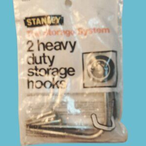 Stanley 2 Heavy Duty Storage Hooks Garage Shed Organization SP8039 5